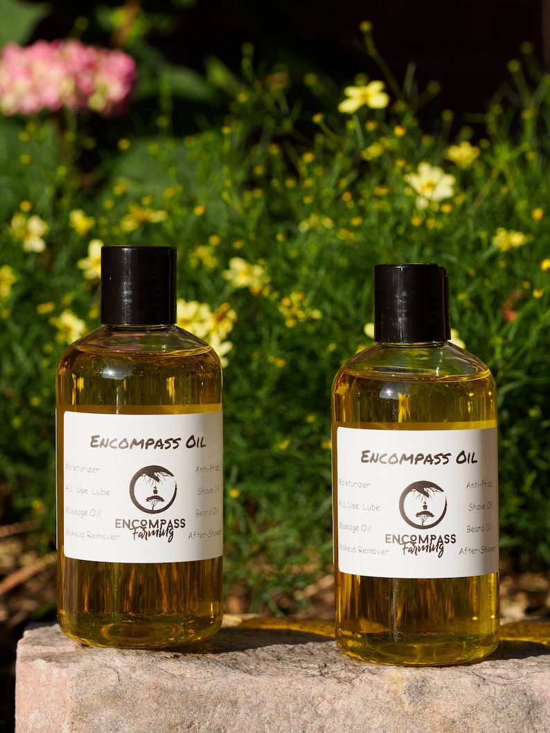 All Natural Encompass Oil Natural Skin Care Moisturizer Oil for Body, Face and Hair INTERNATIONAL ONLY image 9