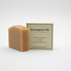 Encompass Goat Milk Bar Soap, Non Toxic, Natural, Raw Goat Milk