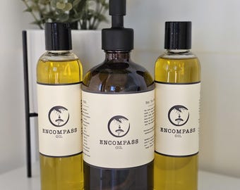 INTERNATIONAL ONLY- All Natural Encompass Oil - Natural Skin Care Moisturizer Oil for Body, Face and Hair