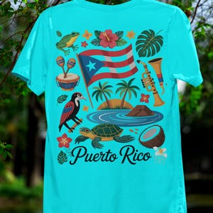 Puerto Rico Flag Floral Frog Boricua Women Hispanic Heritage, Boricua png , Coqui Frog Puerto Rico Flag, Puerto Rico Vacation 2025 PNG