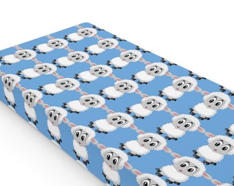 Baby Changing Pad Cover, Print Sheep Baby Pad,Custom Baby Pad,Baby Clothing Pad