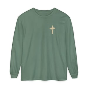 Faith Over Fear sweatshirt | Christian Cross Crewneck, Proverbs 3:5-6