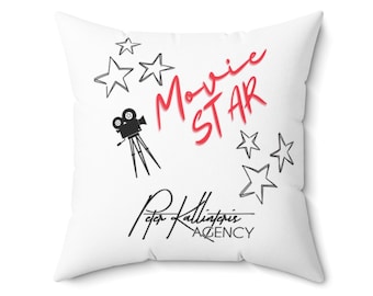Almohada cuadrada de poliéster hilado