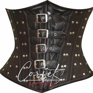 Corset cuir marron Etsy Espana