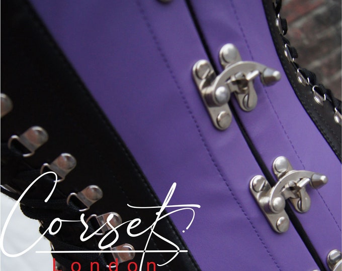 Gothic Steampunk PVC Underbust Corset: Waist Trainer Body Shaper