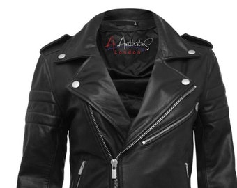 Women's Genuine Lambskin Leather Slimfit Soft Motorcycle Biker Jacket