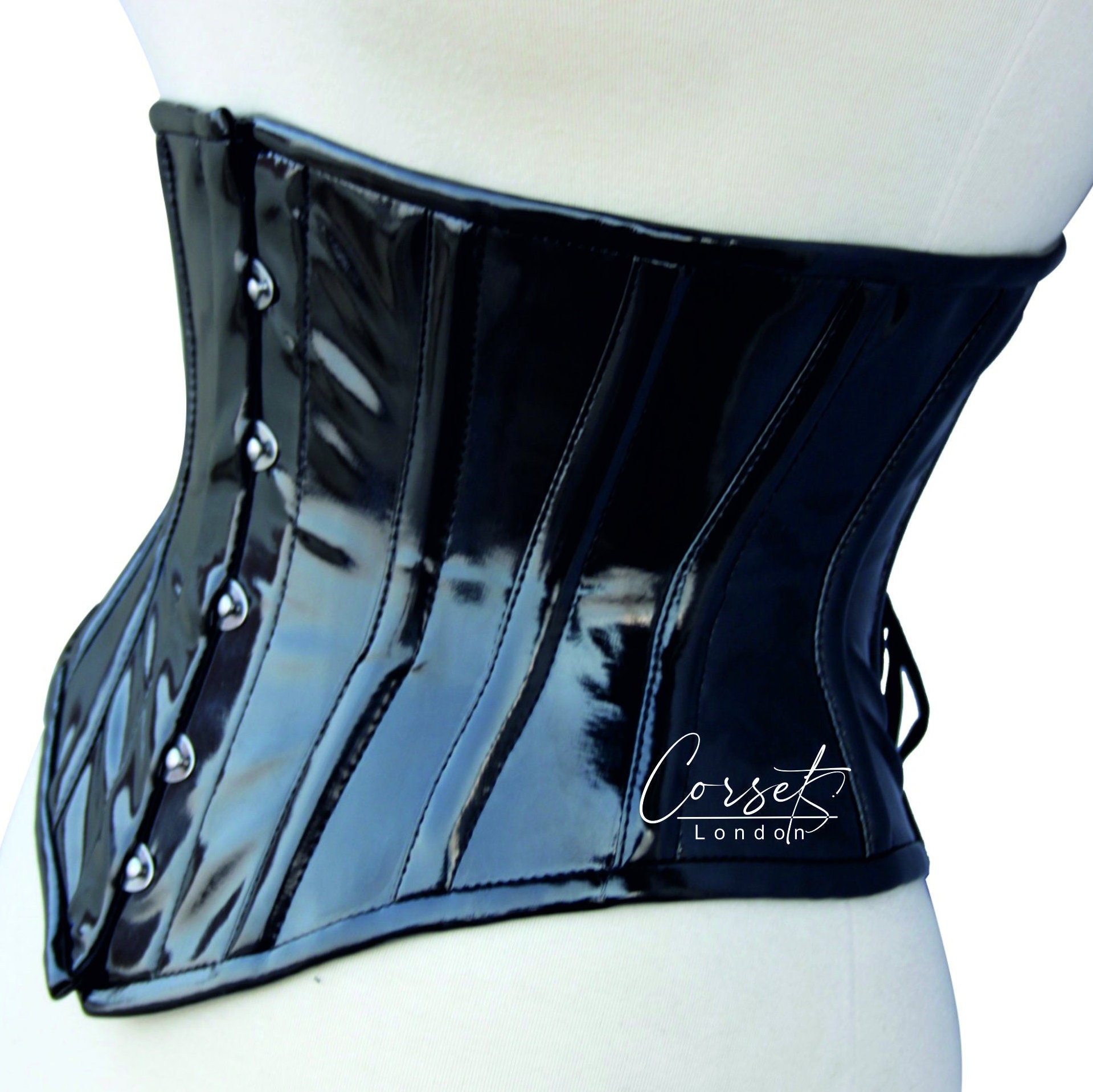 Artifice Products - Plunge PVC Overbust Corset with straps – Artifice  Clothing