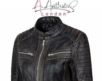 Vintage Route 66 Heavy Biker Leather Jacket Size XXL Leather Vintage Route 66 Heavy Biker Leather Jacket Size XXL Leather