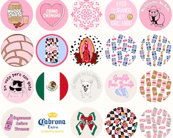 Mega Car Coasters Design Bundle, Latina Car Coasters Sublimation Bundle | Mexican Sarcastic Quotes PNG | Funny Cute Humor Car Accessories |