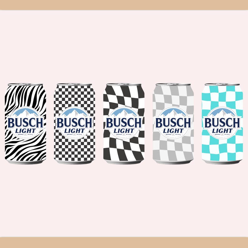 Busch Can Vector 20 Beer Can PNG Clipart Bundle | Beer Clipart for Shirts & Mugs ...