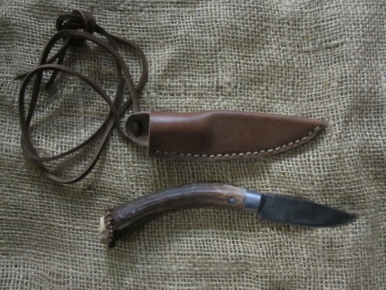 Handcrafted Mountain Man Neck Knife Etsy