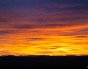 Amazing Golden Sunrise, Instant Download, Wall Art, Nature Wall Art, Home Decor, Wall Hanging, Nature Photography, Sierra Nevada Foothills