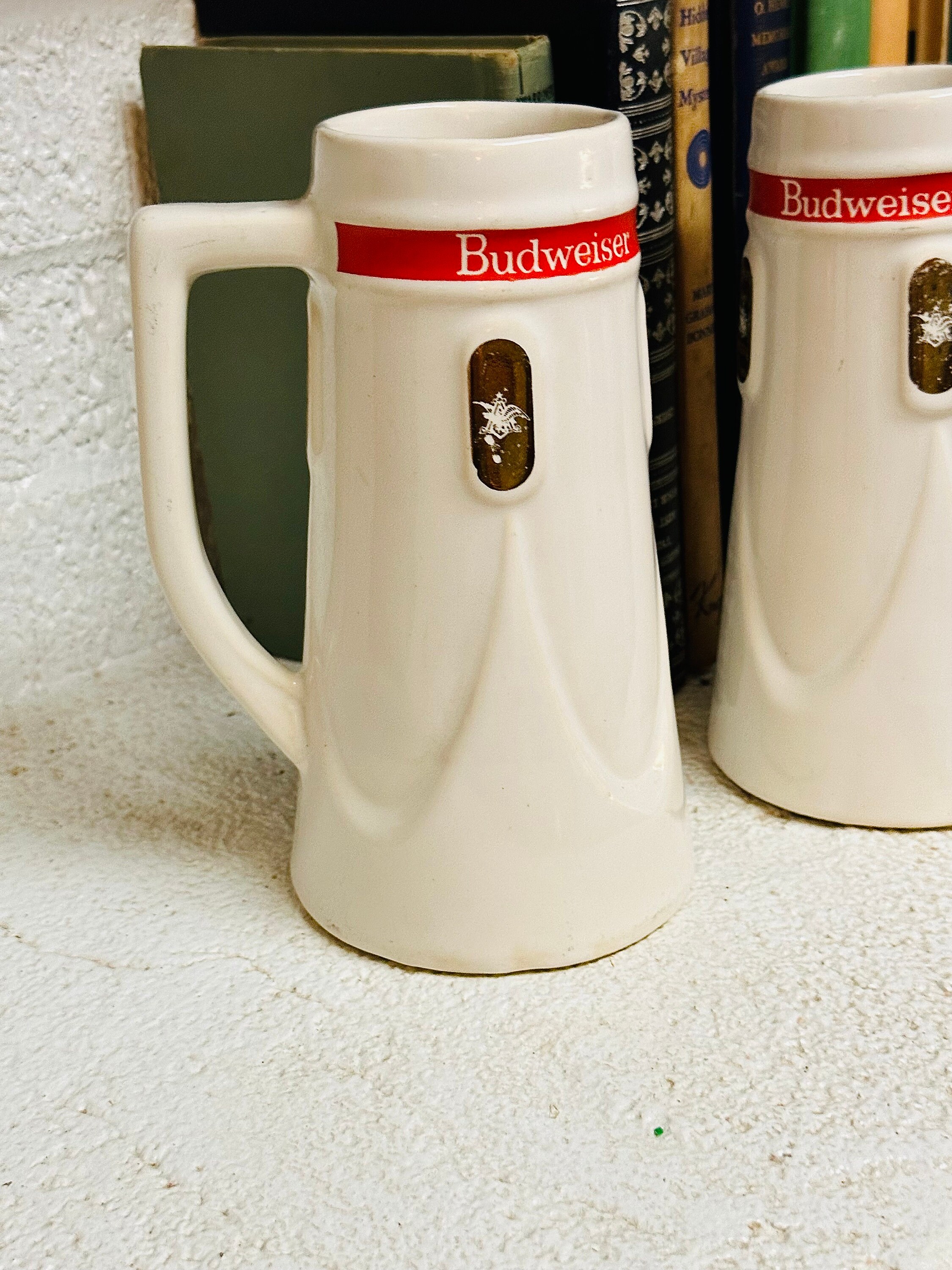希少！ヴィンテージの陶器製バドワイザービールジョッキ - Etsy 日本