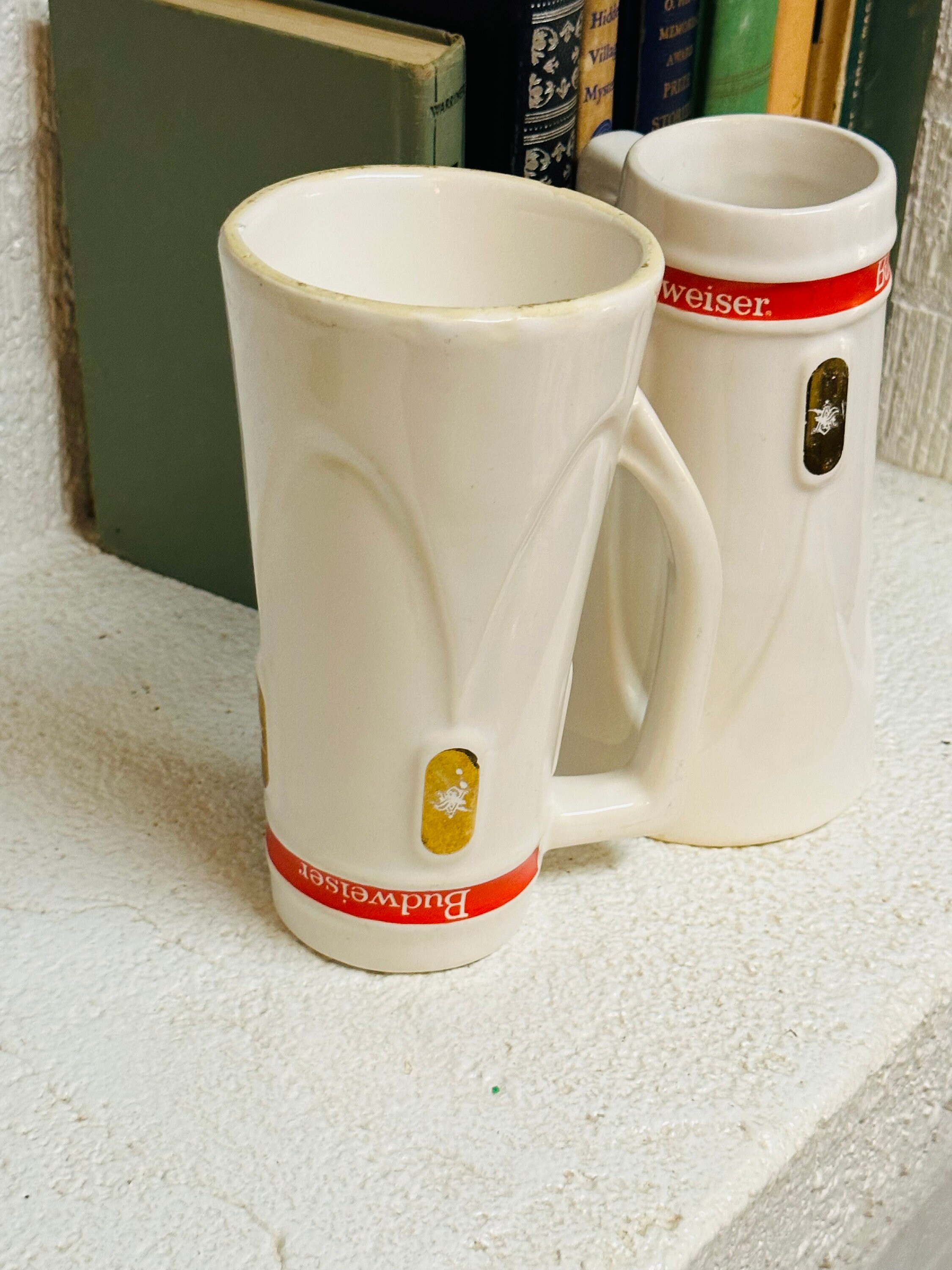 希少！ヴィンテージの陶器製バドワイザービールジョッキ - Etsy 日本