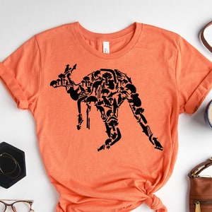 Kangaroo Shirt, Kangaroo Lover Shirt, Kangaroo Tees, Cute Kangaroo Shirt, Australia Kangaroo Shirt, Australian Shirt, Australia Shirt