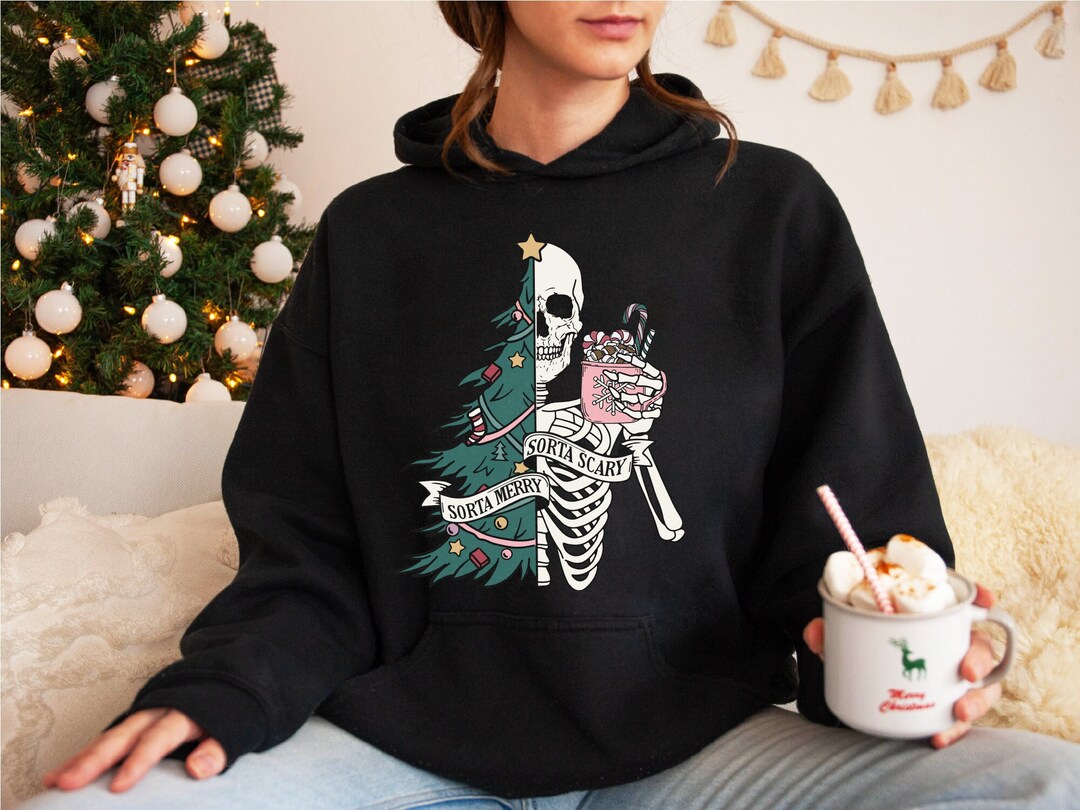 Christmas Sweatshirt, Sorta Merry Sorta Scary Sweatshirt, Radiology