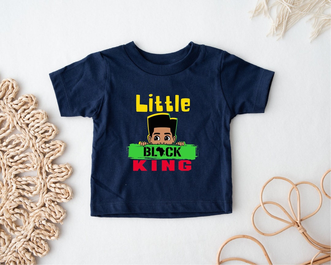 Little Black King Shirt, Black Boy Shirt, Black King Shirt, Black Lives