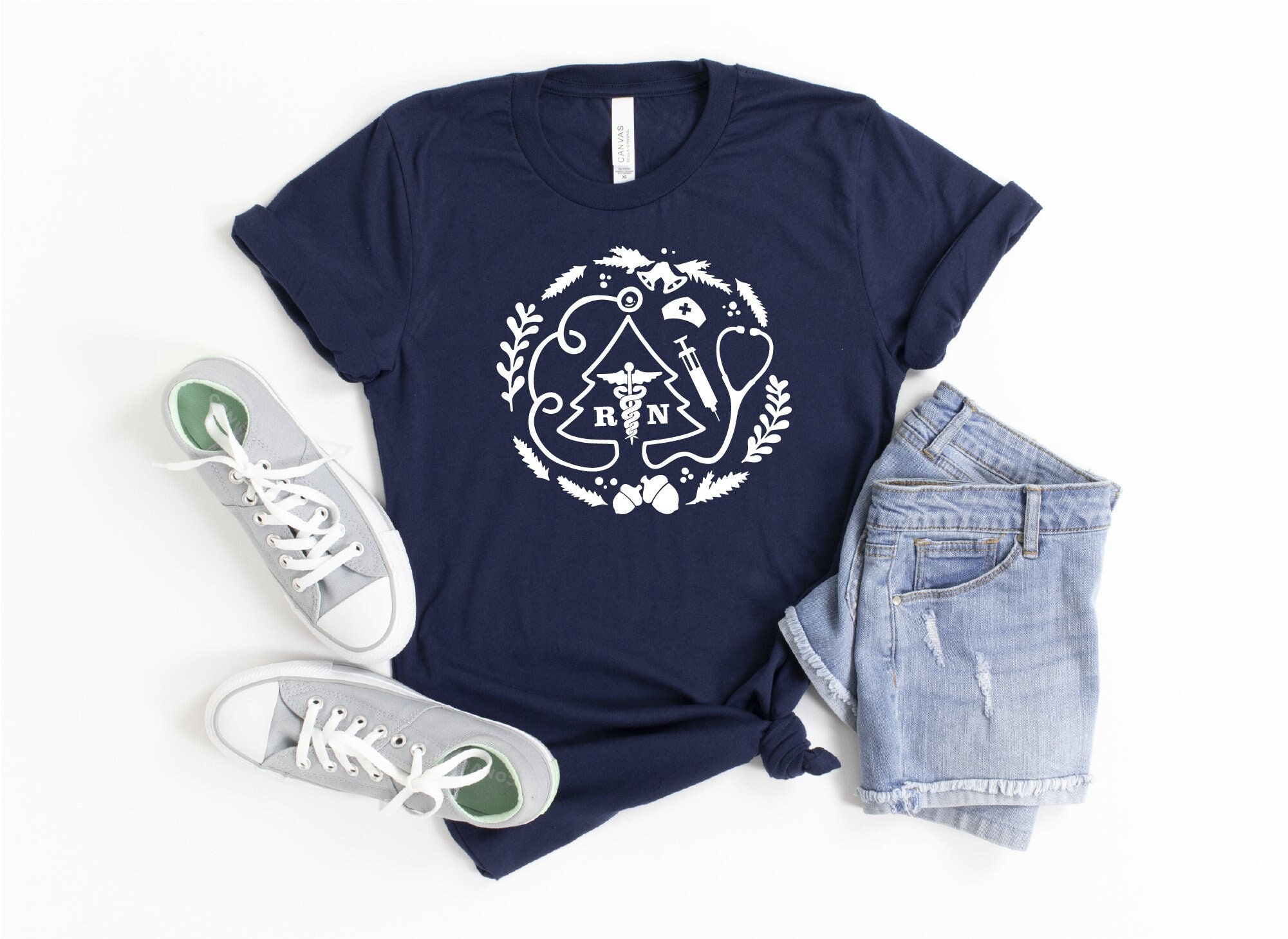 Discover Stethoscope Christmas Tree Shirt