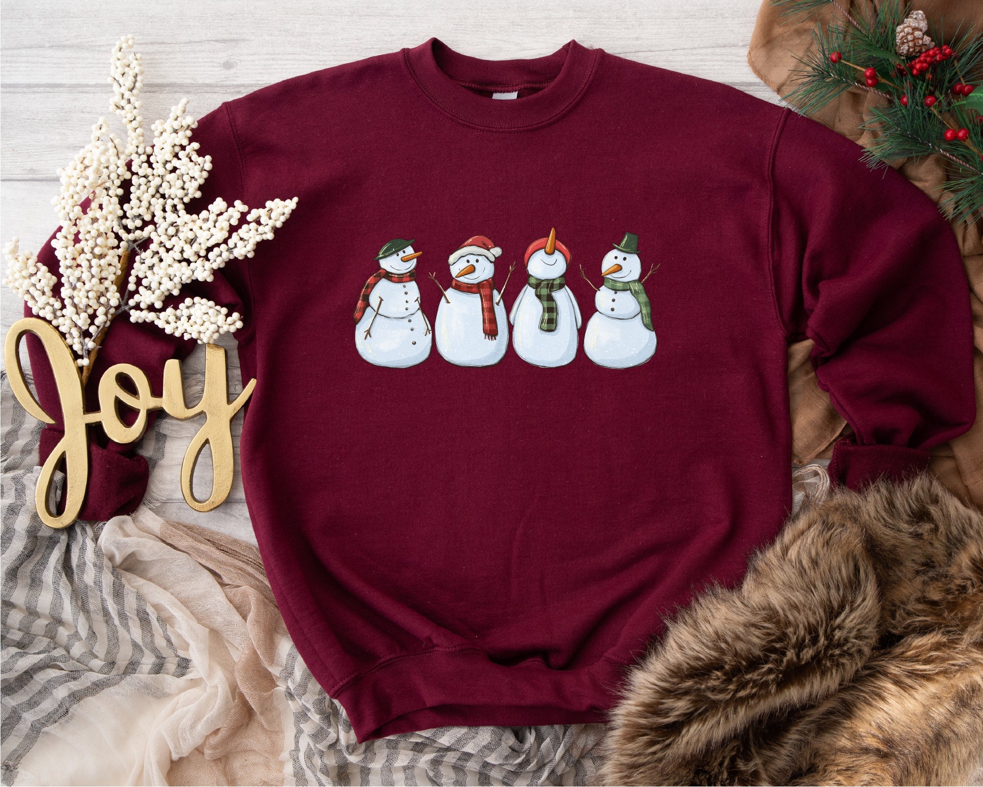 Snowman Sweatshirt, Christmas Sweatshirt, Winter Sweatshirt, Holiday Sweatshirt, Christmas Snowman Sweatshirt, Christmas Gifts Iconictees