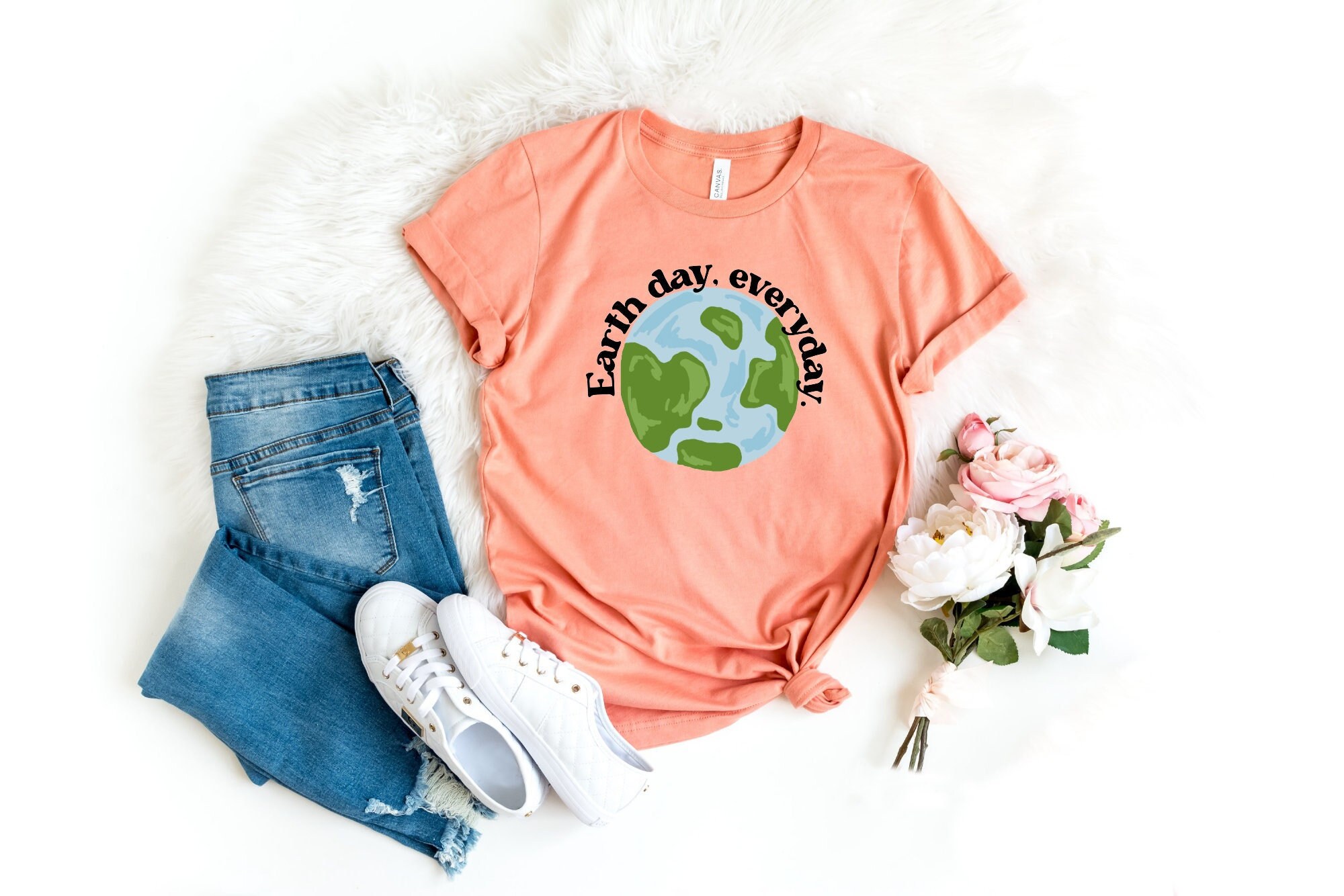 Discover Earth Day Shirt, Plant A Tree, Clean The Seas, Save The Bees T-Shirt