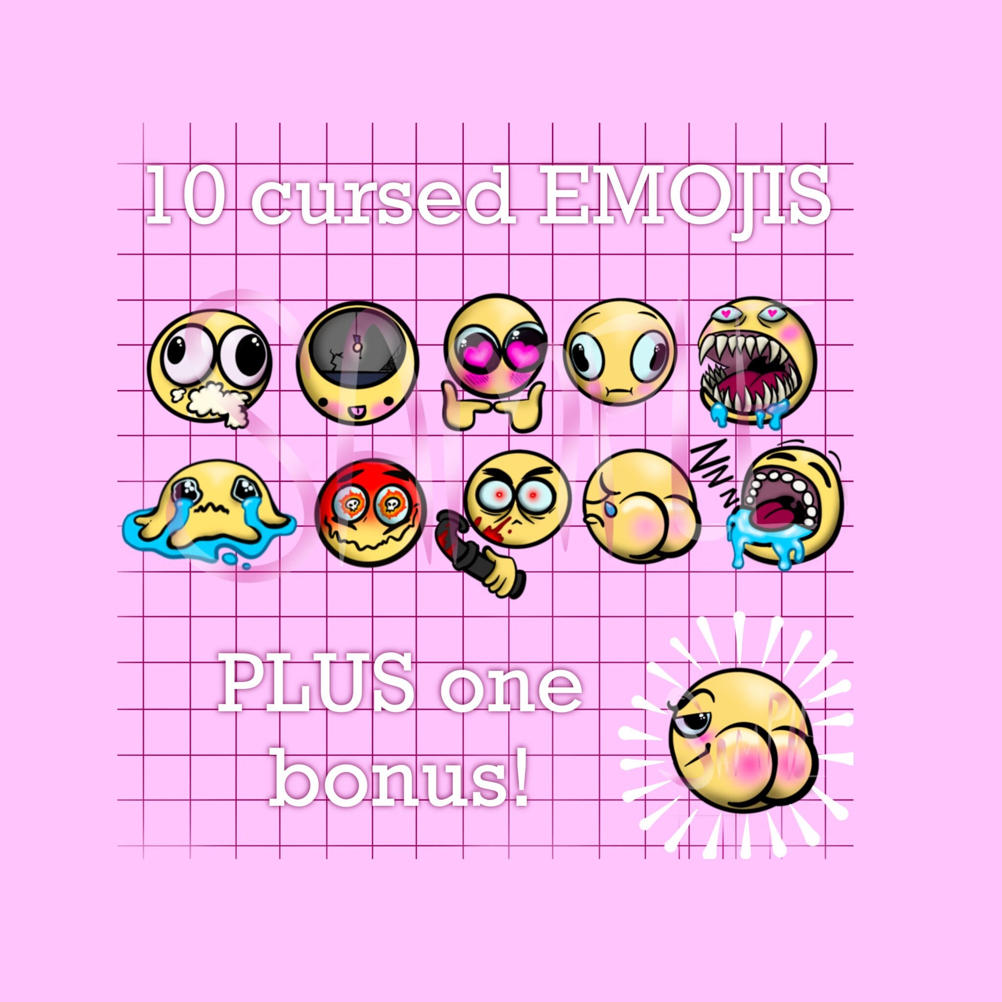 Cursed Emoji Pack for Twitch/discord -  Hong Kong