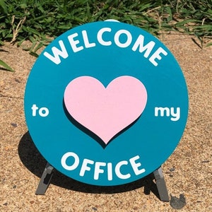 Interchangeable Office Sign, Office Sign, Office Decor, Holiday Sign, Seasonal Sign, Interchangeable Sign