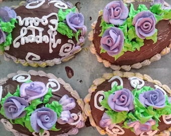 REAL chocolate covered fudge egg. Easter Themed Decorations  Hand Crafted.
