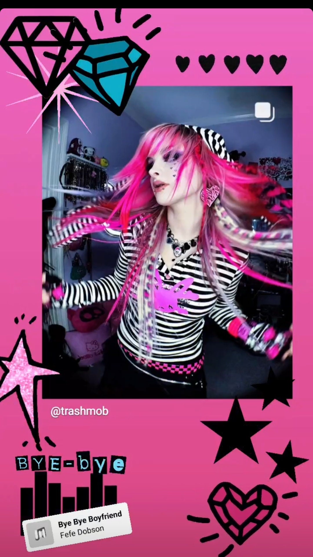 Leopard Cheetah Hot Neon Pink Y2K Scene Queen Kid Emo Punk Rave Clip in  Human Hair Extensions Cosplay Egirl Tokidoki Harajuku Skelanimals 