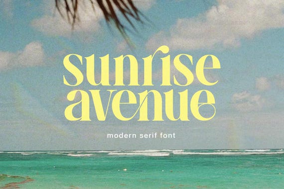 Sunrise Avenue Font, Modern Serif Font, Swash Font, Serif Fonts, Logo Fonts, Cricut Donts, Serif Swash Font