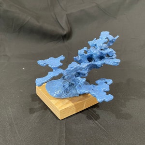 Metal Art Sculpture - Blue