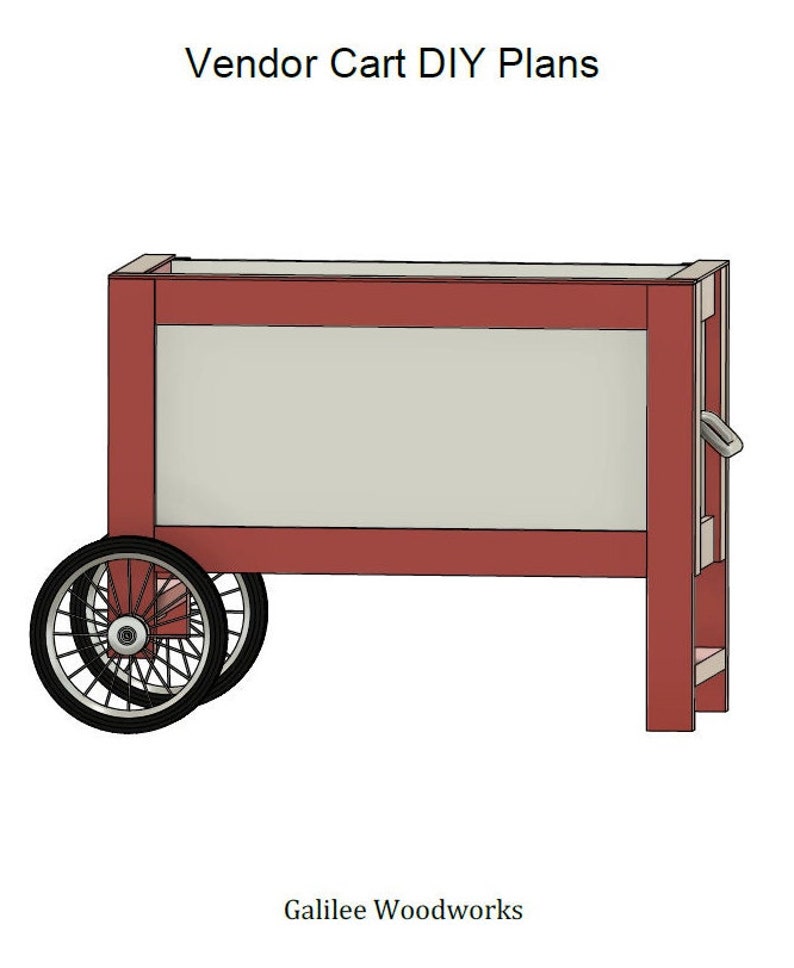 Vendor Cart DIY Plans Etsy