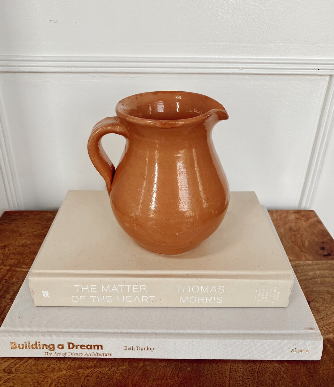 Terra Cotta Pottery Pitcher Vase Etsy