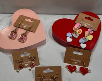 Valentine's Day Dangle Earrings