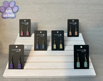 Gummy Bear Earrings - Available in a clip-on style!
