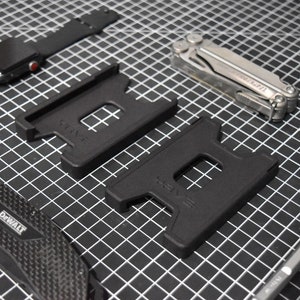 Kavelight Yave Visible ID Slim Push Style 3D Printed Money Clip Wallet