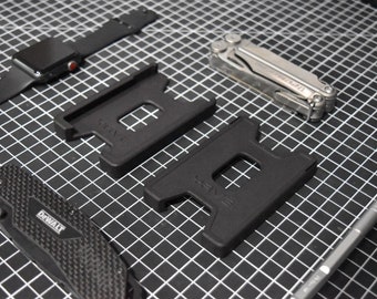 Kavelight Yave Visible ID Slim Push Style 3D Printed Money Clip Wallet