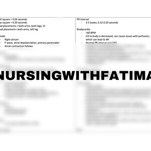 DYSRYTHMIAS + ECG/EKG - Cheat Sheet / Nursing School Review
