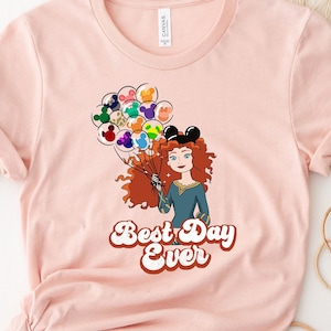 Merida Brave Shirt,Disney Princess Shirt, Best Day Ever Disney Shirt, Disneyland Shirt, Disney World Shirt, Cute Disney Shirt, Mickey Ears