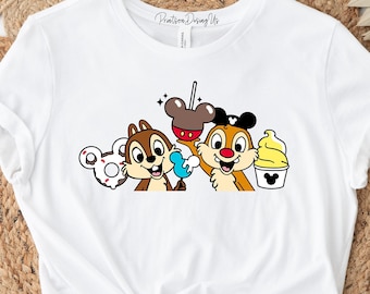 Chip and Dale Disneyworld Family Shirts, Matching Disneyland Shirt