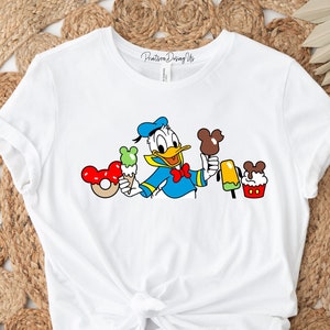 Donald Duck Snacking Shirt, Disney Shirts, Disney Vacation Shirt, Disneyworld Shirts, Disney Family Shirts, Disney Ears Shirt