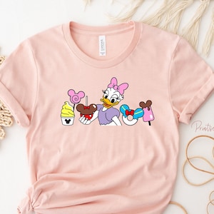 Daisy Duck Snacking Shirt, Disney Shirts, Disney Vacation Shirt, Disneyworld Shirts, Disney Family Shirts, Disney Ears Shirt