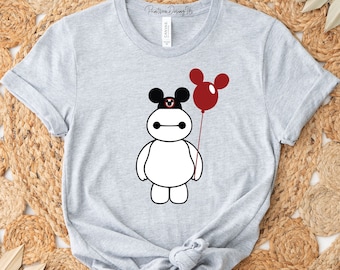 Big Hero Baymax, Mickey Ears, Epcot, Baymax shirt, Shirt for Epcot, Shirt for Disney, Vacation, matching shirts, big hero six 6 shirt