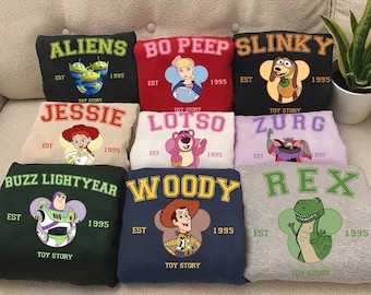 Disney Pixar Toy Story shirt, Toy Story familievakantie shirt, Woody Buzz Rex Hamm Tee, Pizza Planet shirt, Disneyland Magic Kingdom reis