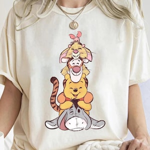 Winnie The Pooh Friends Shirt And Sweatshirt, Winnie The Pooh Shirt, Winnie The Pooh Sweater, Disney Trip Shirt,Disney Family Matching Shirt