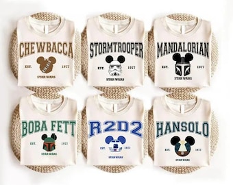 Disney Star Wars Character Shirt, Star Wars Shirt, Star Wars May The 4th Be With You Shirt, Star Wars Disneyland Trip Group Shirt