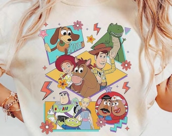 Disney Pixar Toy Story shirt, Toy Story familievakantie shirt, Woody Buzz Rex Hamm Tee, Pizza Planet shirt, Disneyland Magic Kingdom reis