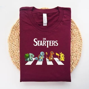Retro Cartoon Anime Shirt: Funny PKM Characters Tee