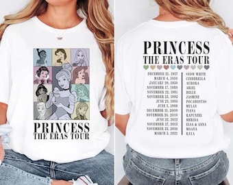 Sudadera con la gira de las Princesas Eras, camiseta de la gira de las Princesas, camiseta de Disney, camiseta de las Princesas Disney, camiseta de la gira de las Princesas Eras, viaje familiar a Disney