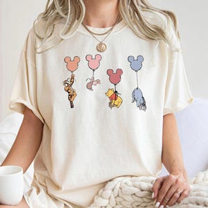 Winnie The Pooh Friends Shirt And Sweatshirt, Winnie The Pooh Shirt, Pooh Balloons Shirt, Disney Trip Shirt,Disney Family Matching Shirt