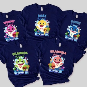 Custom Baby Shark Birthday Shirt: Family Matching Outfit